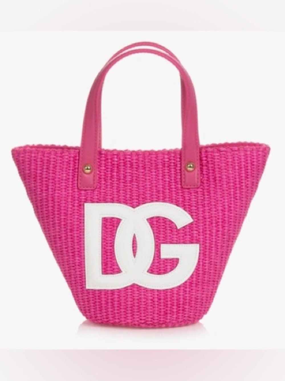 NWT Dolce & Gabbana Girls
Pink Crossover DG Basket Bag Mini - Picture 1 of 10